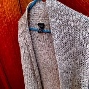 Grey Knit Cardigan
